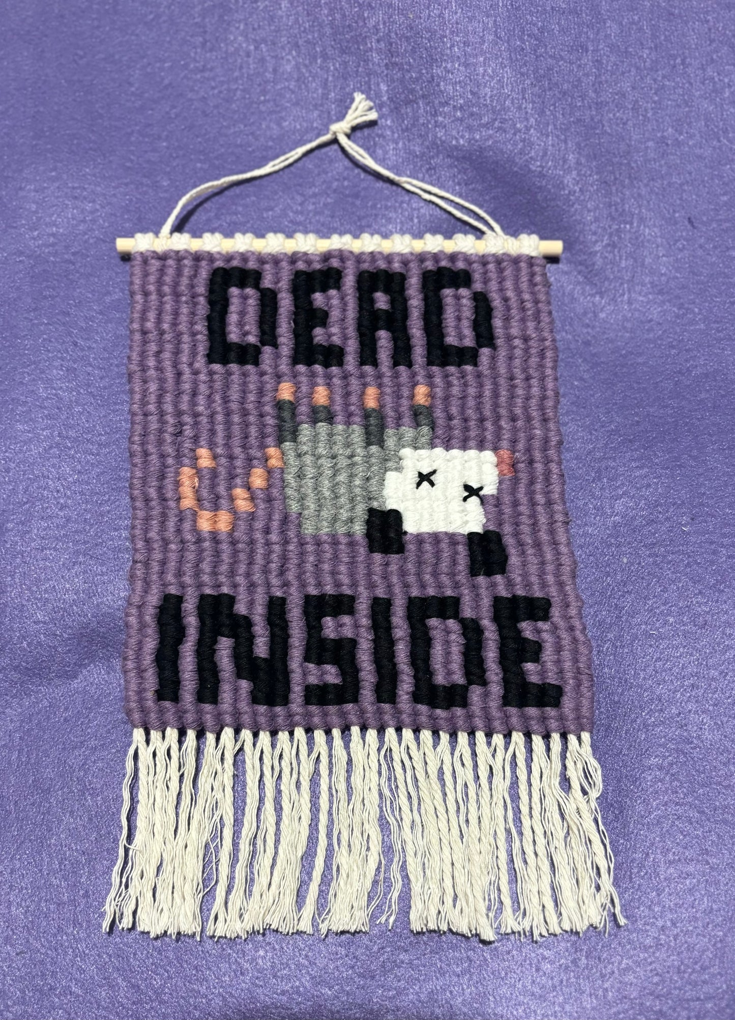 Dead Inside wall hanging