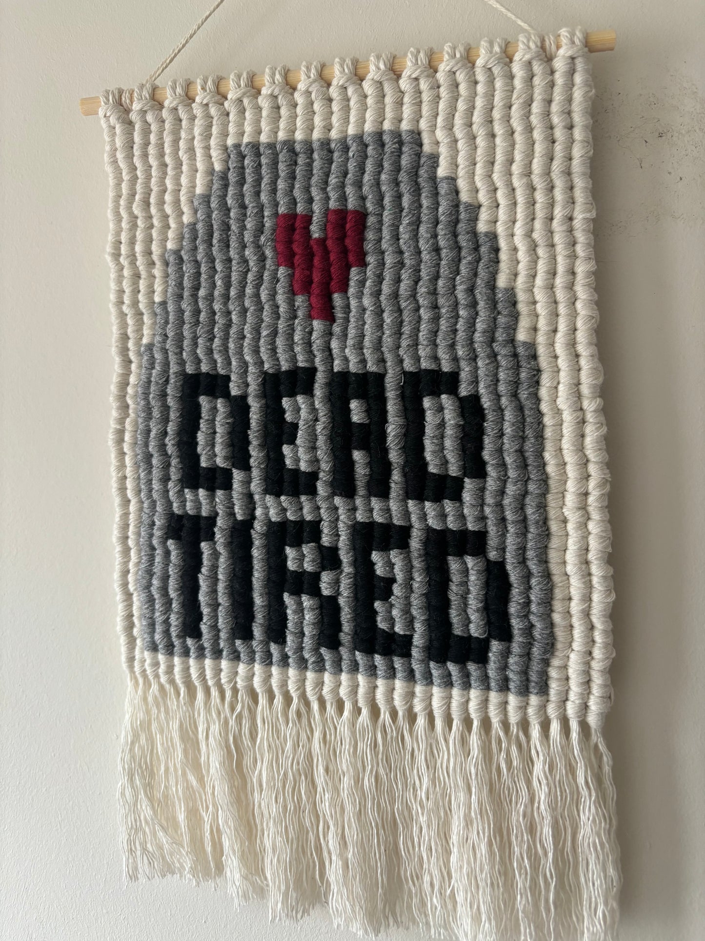 Dead Tired wall hanging