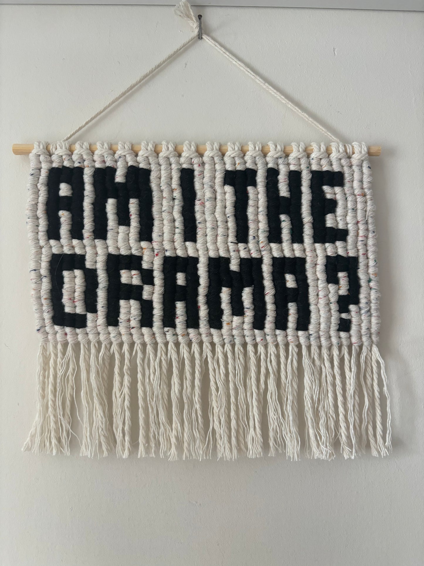 Am I the Drama wall hanging