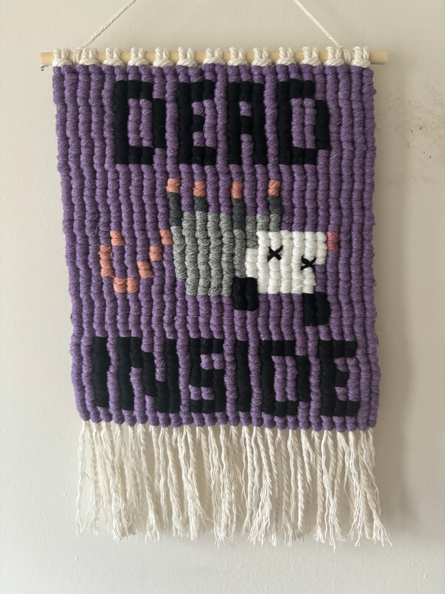 Dead Inside wall hanging